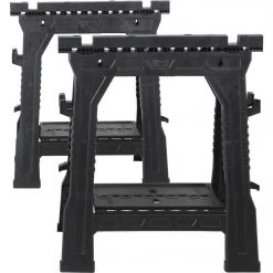 Channellock 27 In. L Plastic Folding Sawhorse Set, 1000 Lb. Capacity (2-Pack) 12 Channellock 27 In. L Plastic Folding Sawhorse Set, 1000 Lb. Capacity (2-Pack) -Cheap Channellock Store ItemImage 352754 q5vugk 2fea7c aonm14