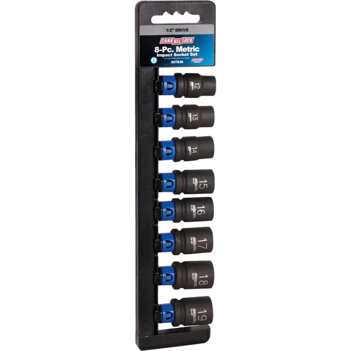Channellock Metric 1/2 In. Drive 6-Point Shallow Impact Driver Set (8-Piece) 3 Channellock Metric 1/2 In. Drive 6-Point Shallow Impact Driver Set (8-Piece)