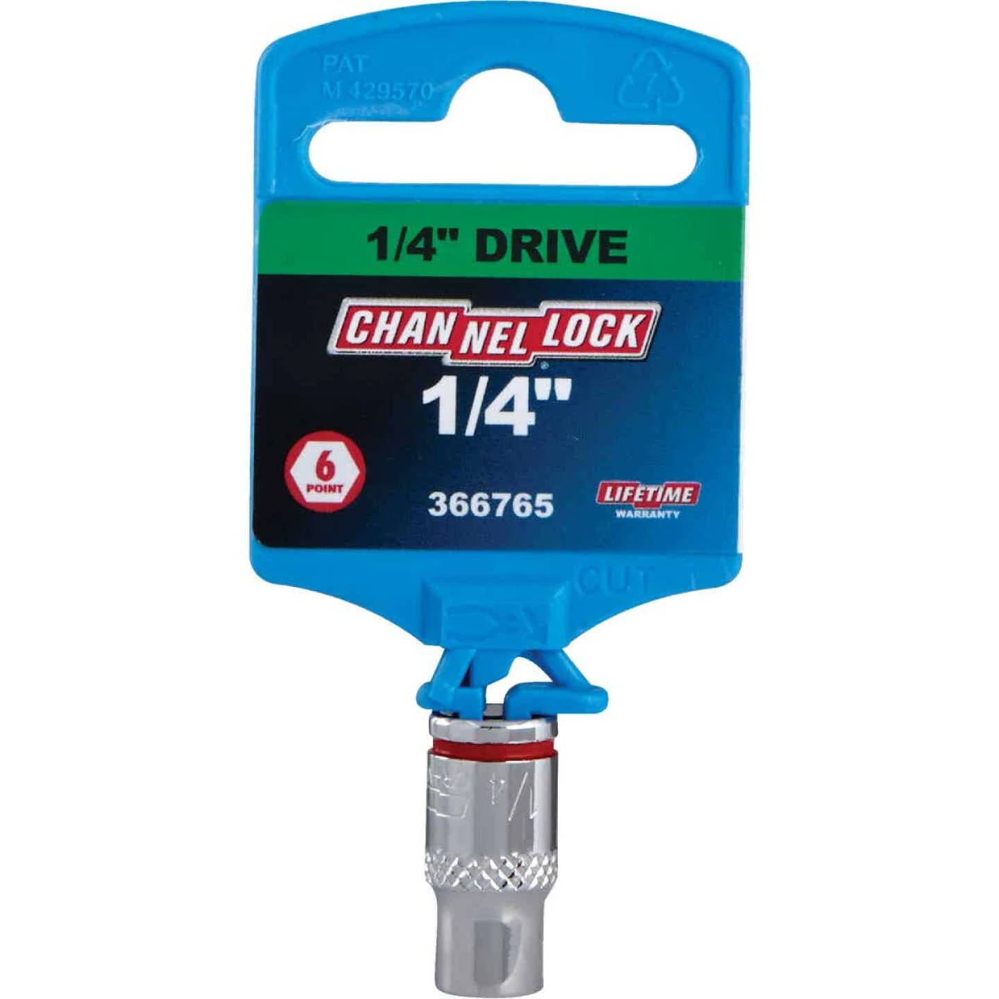 Channellock 1/4 In. Drive 1/4 In. 6-Point Shallow Standard Socket 4 Channellock 1/4 In. Drive 1/4 In. 6-Point Shallow Standard Socket - Image 2