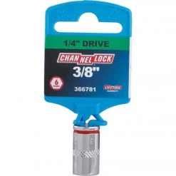 Channellock 1/4 In. Drive 3/8 In. 6-Point Shallow Standard Socket -Cheap Channellock Store ItemImage 366781 q5vvr6 7xkdd4 9h2xgs