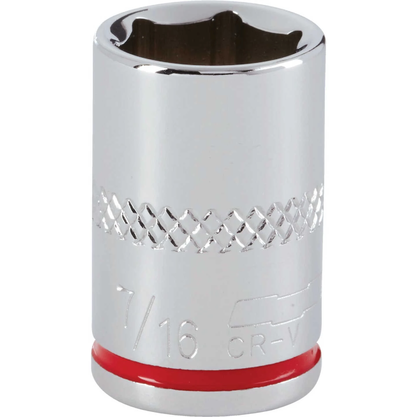 Channellock 1/4 In. Drive 7/16 In. 6-Point Shallow Standard Socket 3 Channellock 1/4 In. Drive 7/16 In. 6-Point Shallow Standard Socket