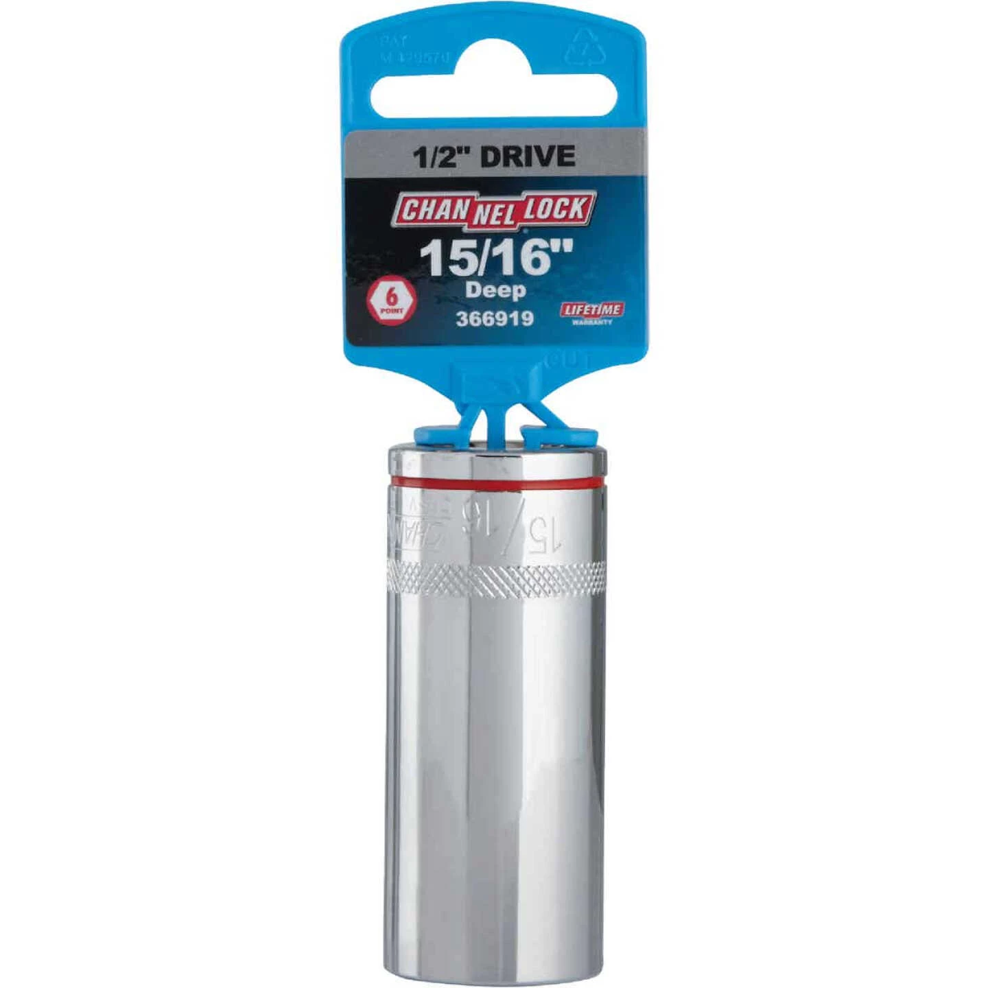 Channellock 1/2 In. Drive 15/16 In. 6-Point Deep Standard Socket 4 Channellock 1/2 In. Drive 15/16 In. 6-Point Deep Standard Socket - Image 2