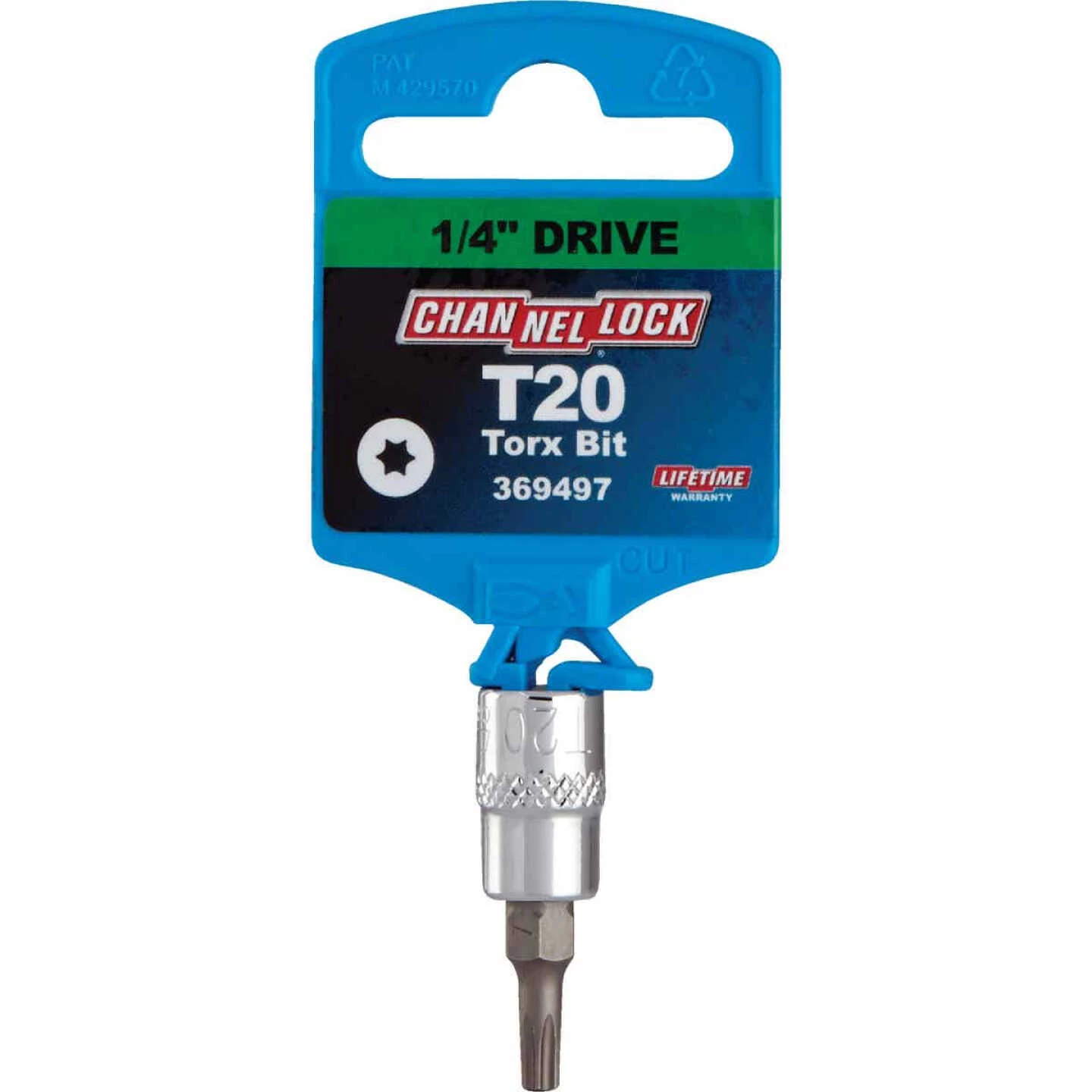 Channellock 1/4 In. Drive T20 6-Point Torx Bit Socket 4 Channellock 1/4 In. Drive T20 6-Point Torx Bit Socket - Image 2