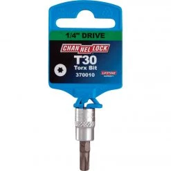Channellock 1/4 In. Drive T30 6-Point Torx Bit Socket -Cheap Channellock Store ItemImage 370010 q5vvy1 159nso 6uxg4n