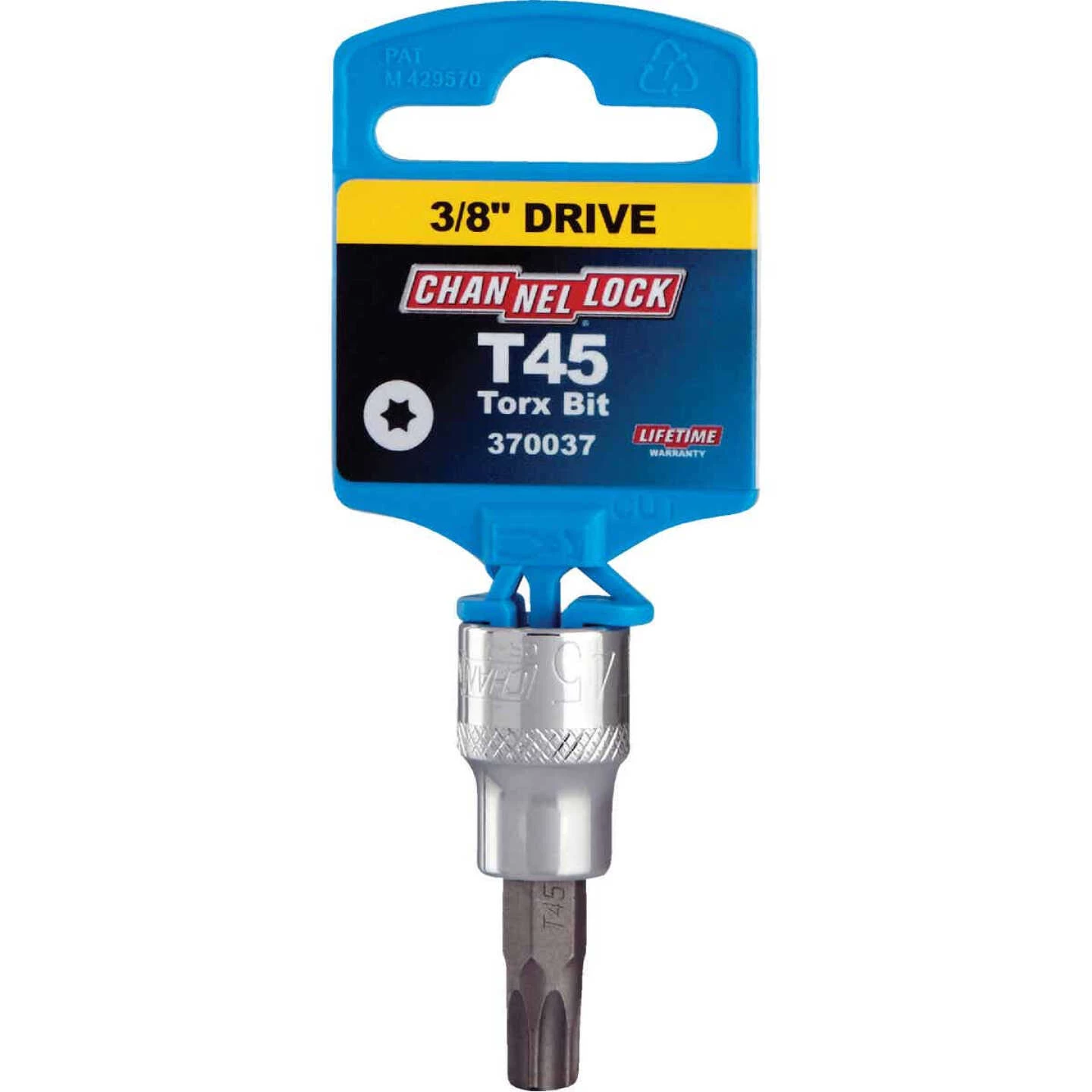 Channellock 3/8 In. Drive T45 6-Point Torx Bit Socket 4 Channellock 3/8 In. Drive T45 6-Point Torx Bit Socket - Image 2