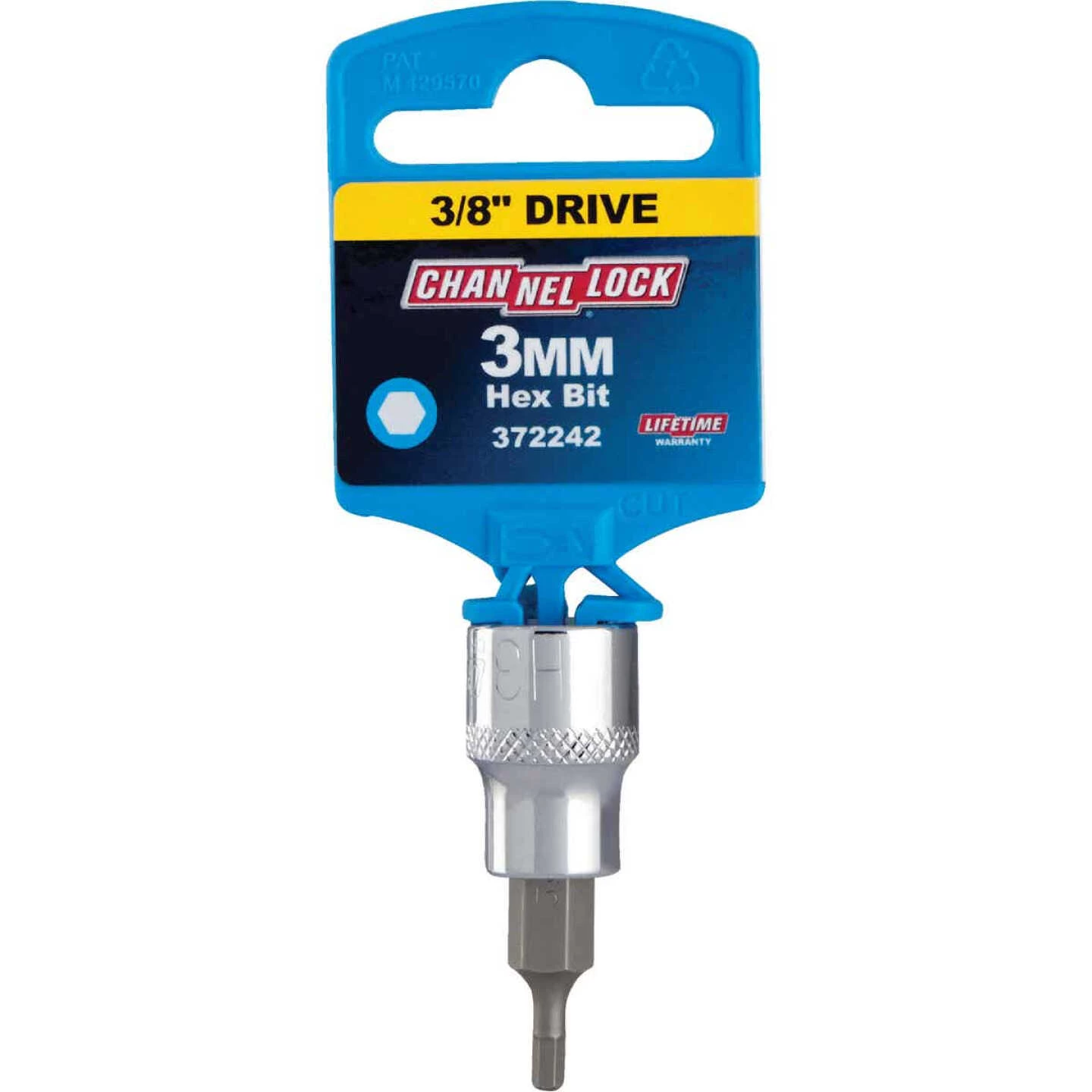 Channellock 3/8 In. Drive 3 Mm 6-Point Metric Hex Bit Socket 4 Channellock 3/8 In. Drive 3 Mm 6-Point Metric Hex Bit Socket - Image 2