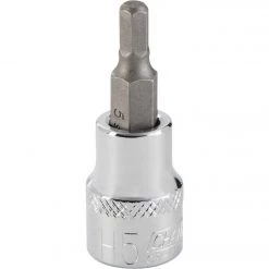 Channellock 3/8 In. Drive 5 Mm 6-Point Metric Hex Bit Socket