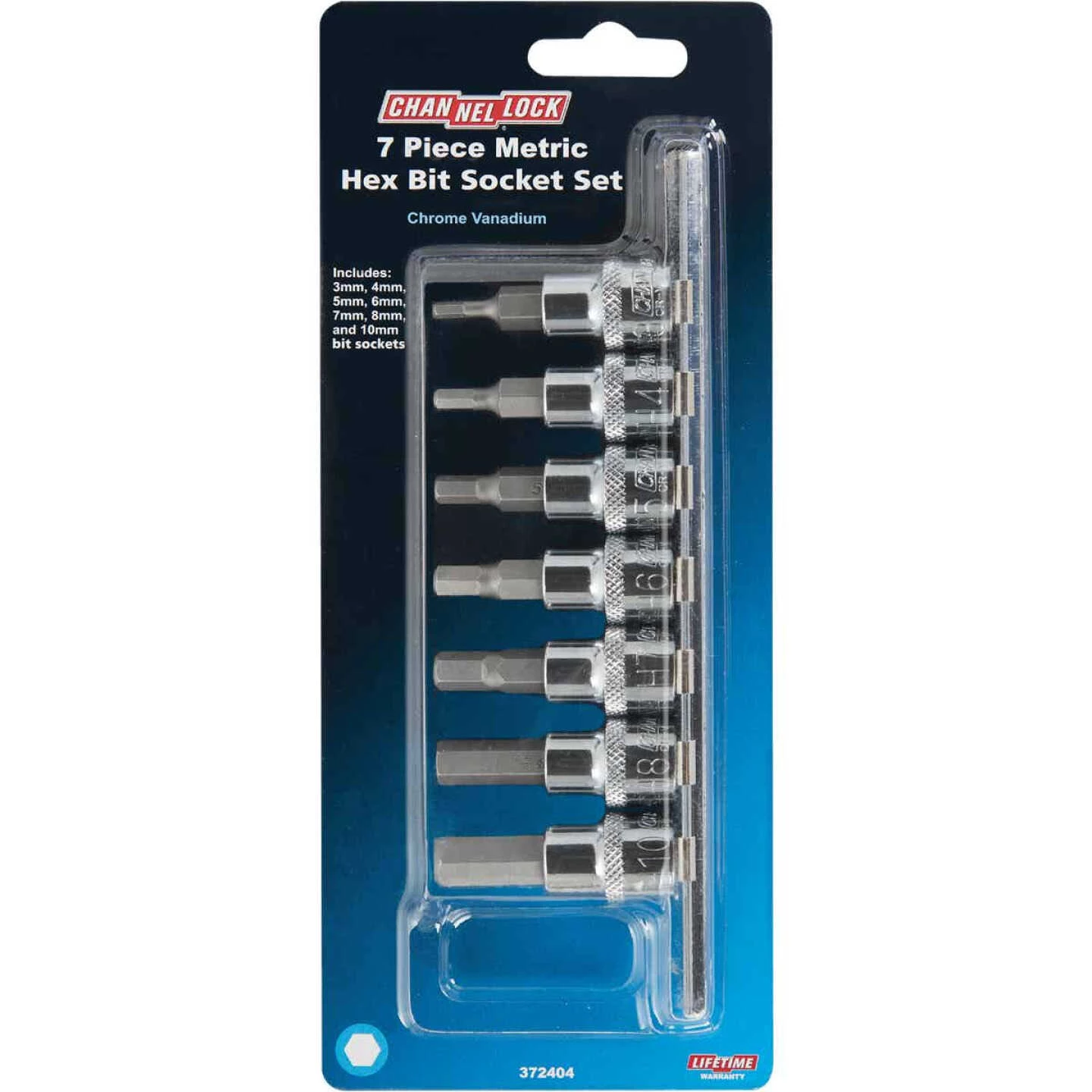 Channellock Metric 3/8 In. Drive 6-Point Hex Bit Socket Set (7-Piece) 4 Channellock Metric 3/8 In. Drive 6-Point Hex Bit Socket Set (7-Piece) - Image 2