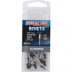 Channellock 1/8 In. Dia. X 1/8 In. Grip Brown Aluminum POP Rivet (25-Pack)