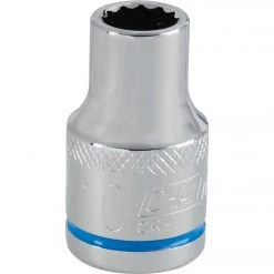 Channellock 1/2 In. Drive 10 Mm 12-Point Shallow Metric Socket