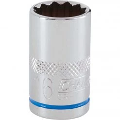 Channellock 1/2 In. Drive 16 Mm 12-Point Shallow Metric Socket