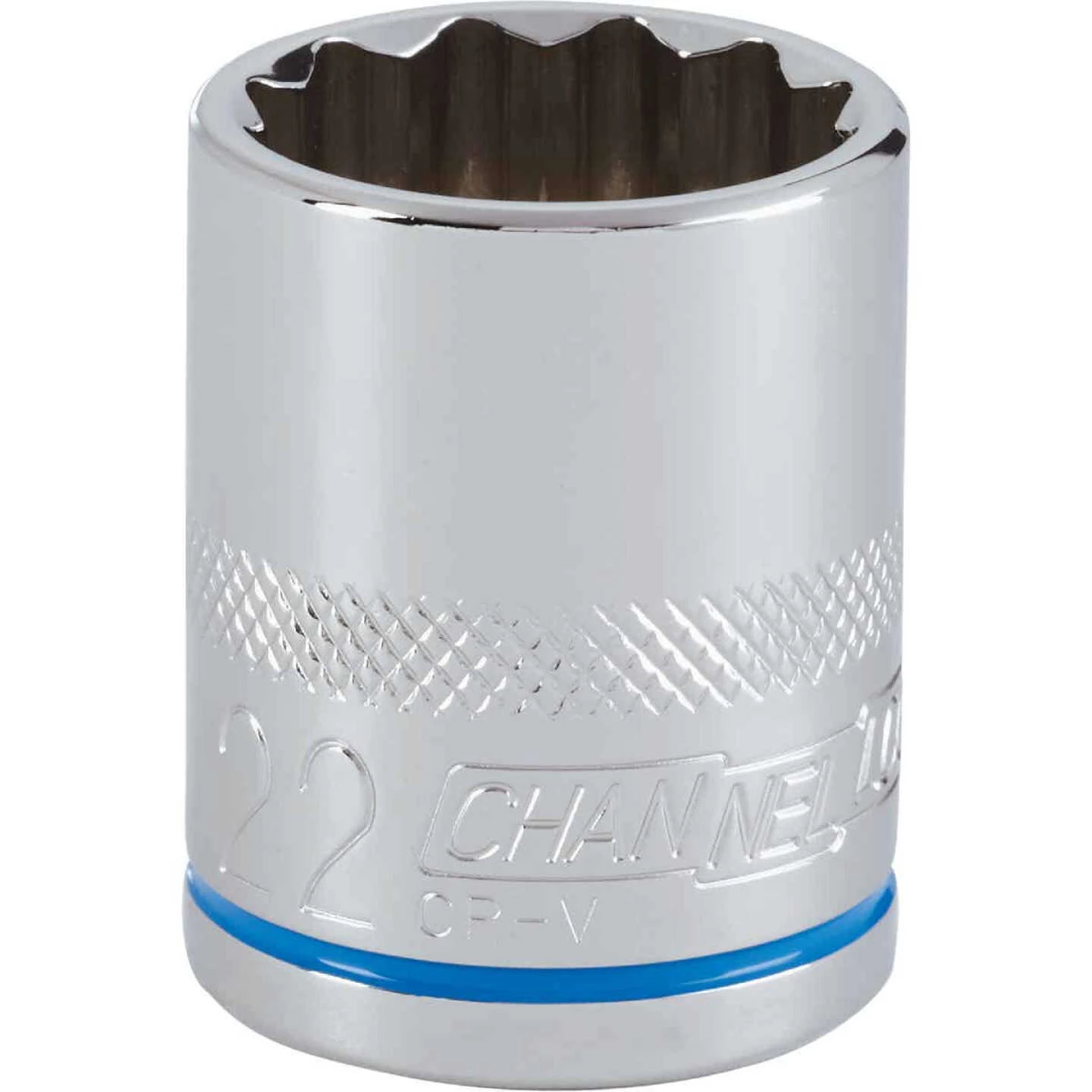 Channellock 1/2 In. Drive 22 Mm 12-Point Shallow Metric Socket 3 Channellock 1/2 In. Drive 22 Mm 12-Point Shallow Metric Socket
