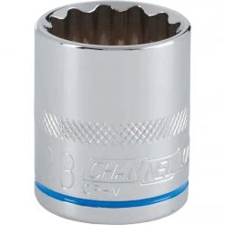 Channellock 1/2 In. Drive 23 Mm 12-Point Shallow Metric Socket