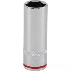 Channellock 1/4 In. Drive 1/2 In. 6-Point Deep Standard Socket
