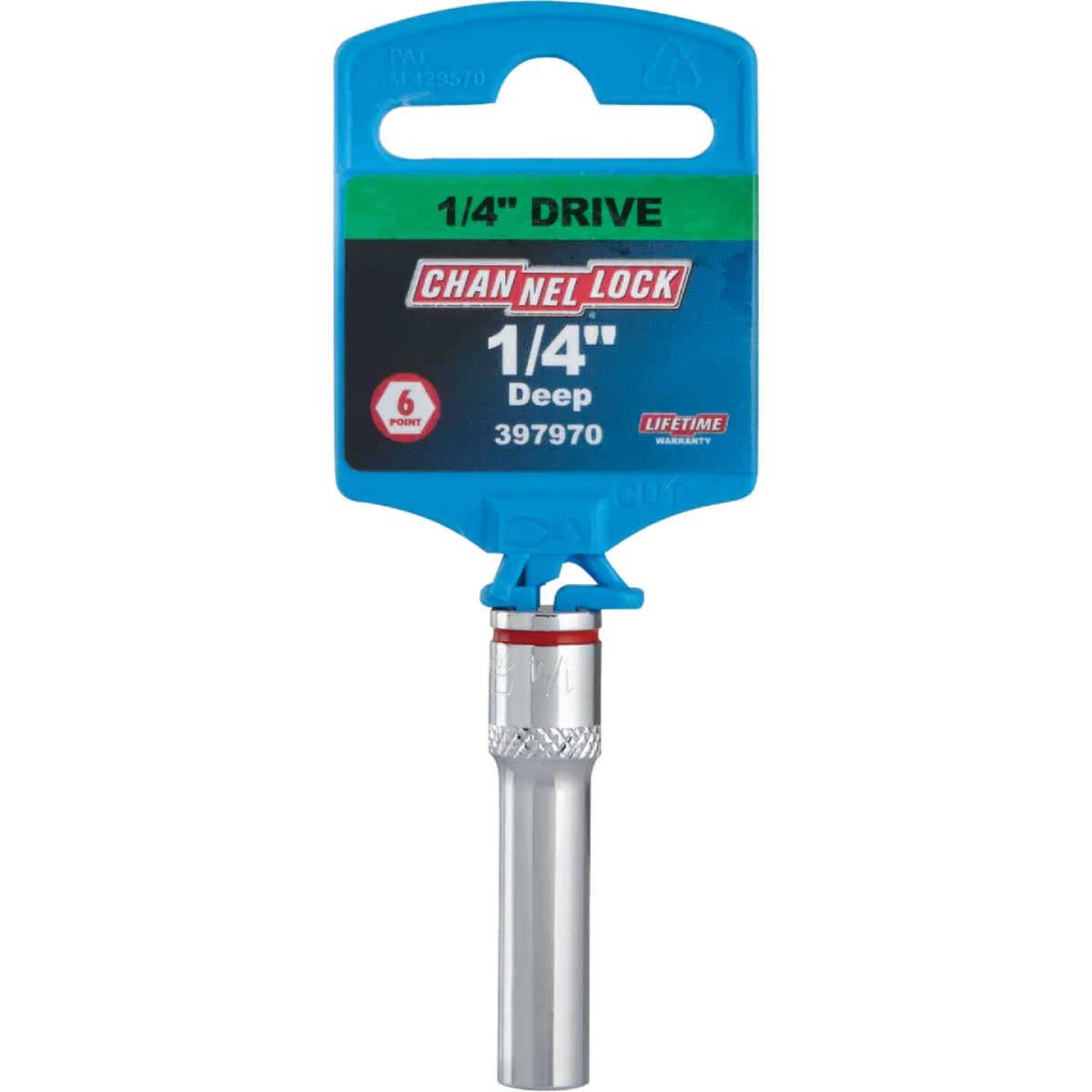 Channellock 1/4 In. Drive 1/4 In. 6-Point Deep Standard Socket 4 Channellock 1/4 In. Drive 1/4 In. 6-Point Deep Standard Socket - Image 2