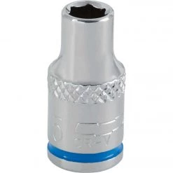 Channellock 1/4 In. Drive 5 Mm 6-Point Shallow Metric Socket