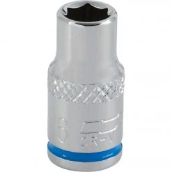 Channellock 1/4 In. Drive 6 Mm 6-Point Shallow Metric Socket