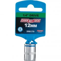 Channellock 1/4 In. Drive 12 Mm 6-Point Shallow Metric Socket -Cheap Channellock Store ItemImage 398179 q5vx39 bilqe0 82irtv