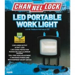 Channellock 3500 Lm. LED H-Stand Portable Work Light -Cheap Channellock Store ItemImage 502436 q5w8mh coym8 e9r84b
