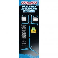 Channellock 13,200 Lm. LED Twin Head Tripod Stand-Up Work Light -Cheap Channellock Store ItemImage 502443 q5w8ng euj5uw 74b98t